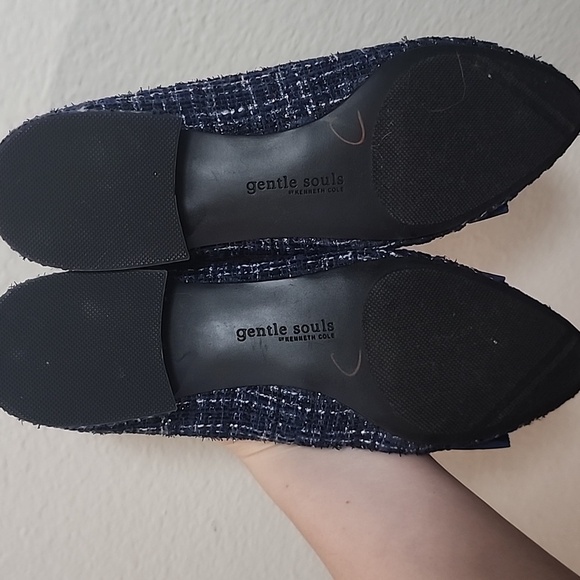 Gentle Souls by Kenneth Cole Blue Tweed Atlas Shoes 7.5 - Picture 10 of 10